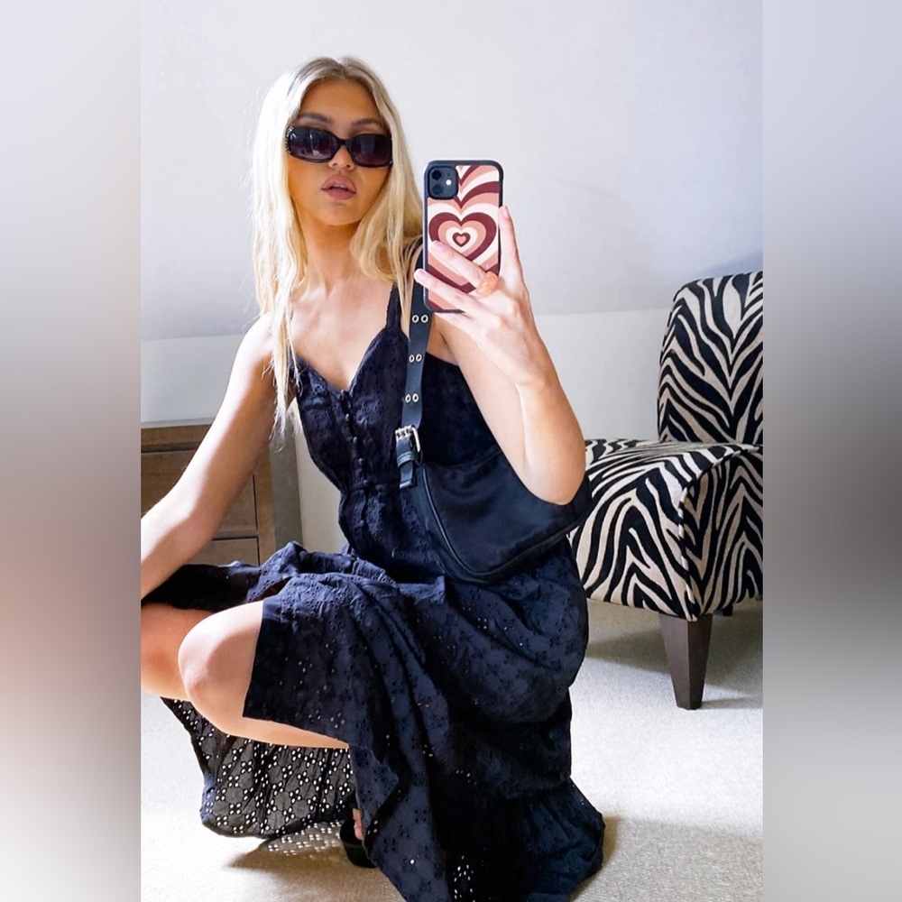 Superdry Black Midi Dress B1